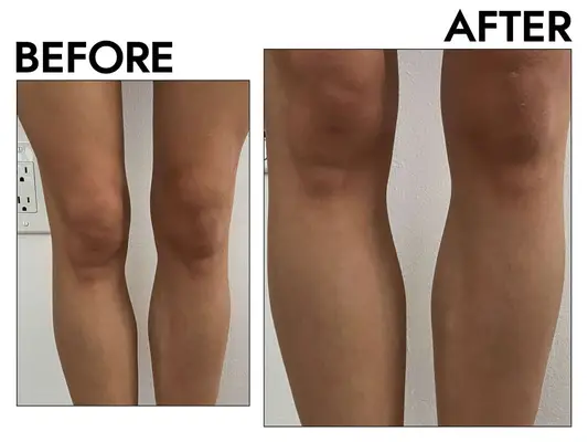 A display of a person