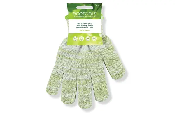 LuvScrub Mesh Body Exfoliator before after