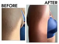 A display of a person