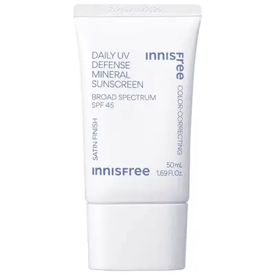 innisfree Daily UV Defense Mineral Sunscreen Broad Spectrum SPF 45
