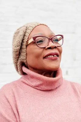 beautiful senior black woman