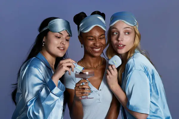 Models enjoying the products from Timebeam Beauty