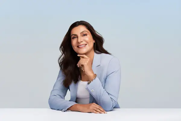 Dr. Lamees Hadan poses against a white background.