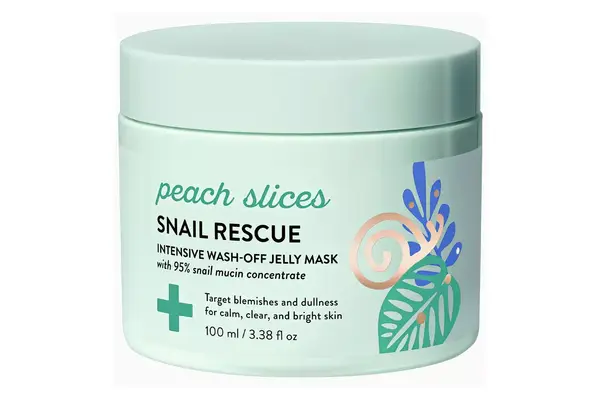 Amazon Peach Slices | Snail Rescue Intensive Treatment Wash-Off Face Mask 