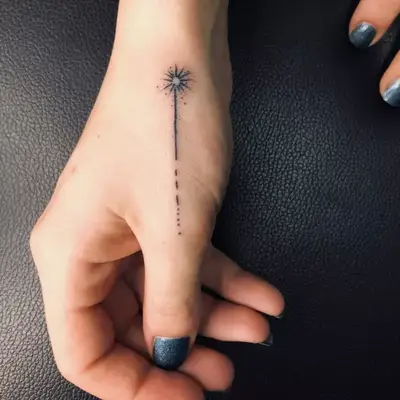 Spark thumb tattoo