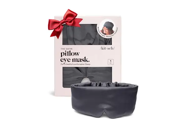 Kitsch Satin Sleep Mask - Eye Mask for Sleeping | Softer Than Silk Eye Sleeping Mask | Satin Blindfold & Sleep Masks for Women 