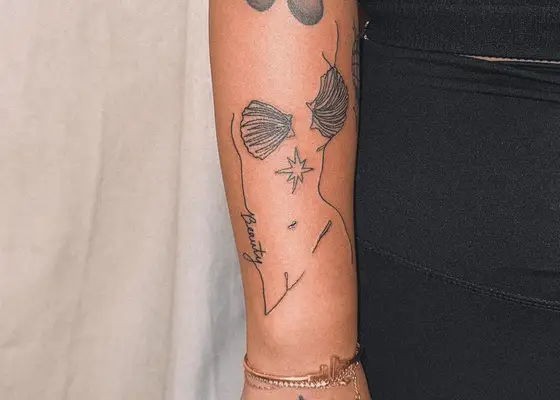 12 Shell tetování nápady trendy na léto 2024 a dále