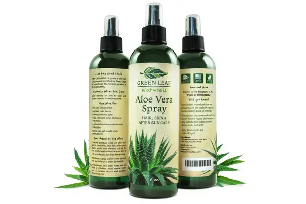 Green Leaf Naturals Cold Pressed Aloe Vera Spray