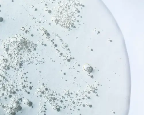 glycolic acid texture close up 