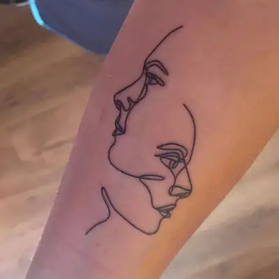 Astrology Tattoos Gemini Faces