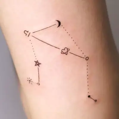 A Libra Constellation Tattoo