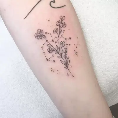 A Sagittarius Constellation Tattoo