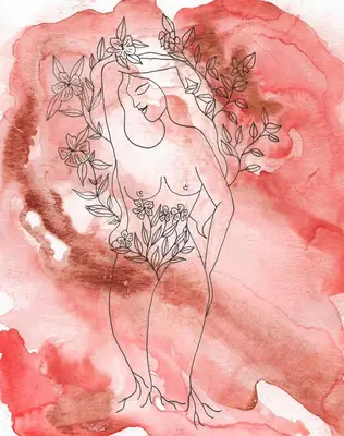 soul tattoo design water color