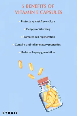 vitamin E benefits for skin