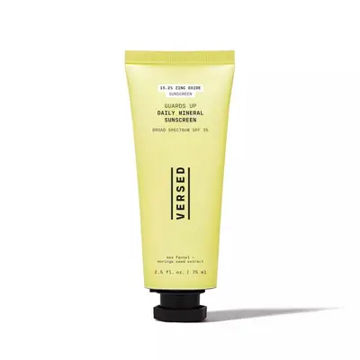 Versed Guards Up SPF on white background