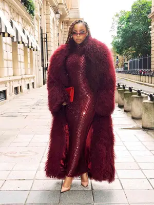 Brother Vellies Lilia High Sandal in ivory with red floral detail