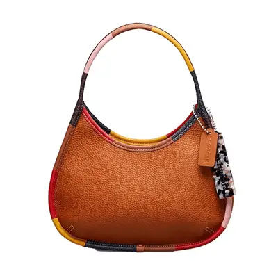 Coachtopia Ergo Bag in burnished amber terracotta leather with multicolor accents