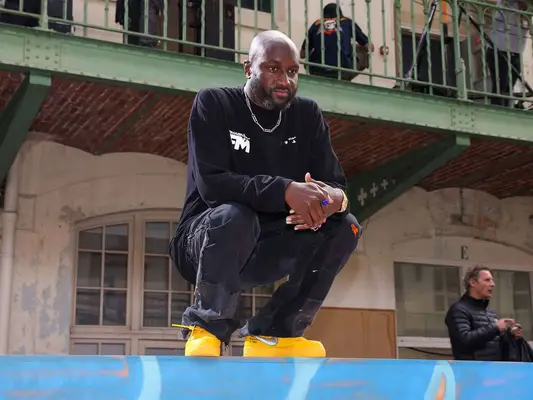 Virgil Abloh in Paris in 2021. 