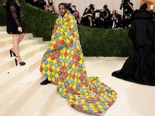 A$AP Rocky at the 2021 Met Gala.