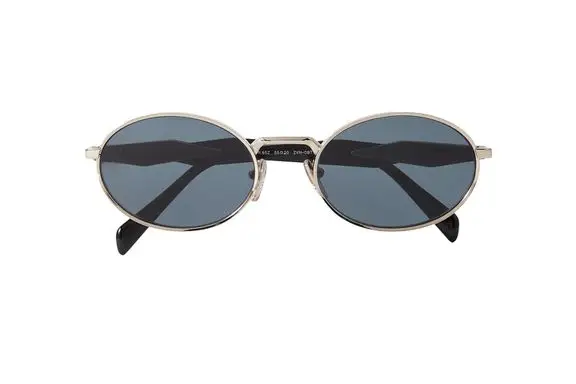 Prada Eyewear Oval-frame acetate and gold-tone sunglasses