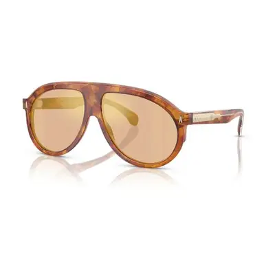 tortoiseshell oversized futuristic sunglasses