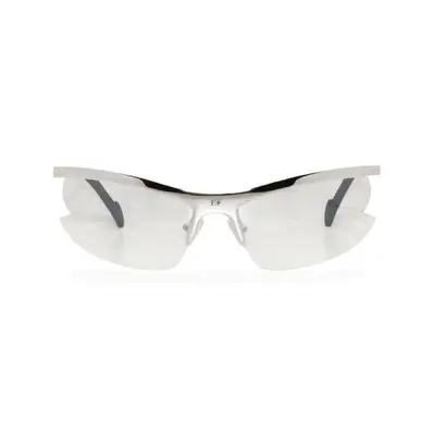 silver futuristic sunglasses