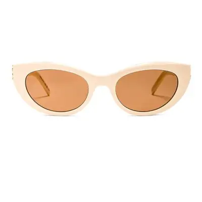 ivory and orange cat eye sunglasses