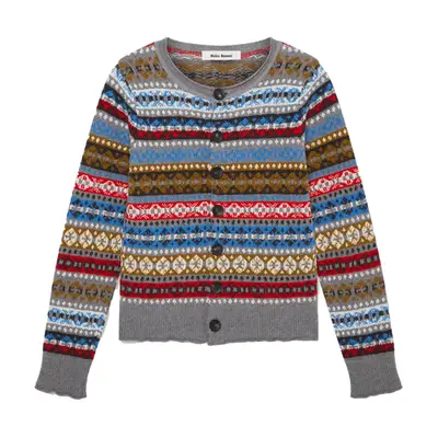 Wales Bonner Astral Cardigan in multicolored stripe