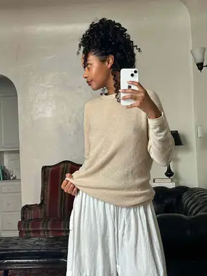 Siedres Balu Cotton Bubble Maxi Skirt in black