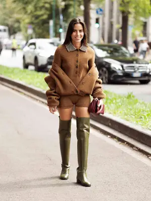 COS Pure Cashmere Sweater in beige