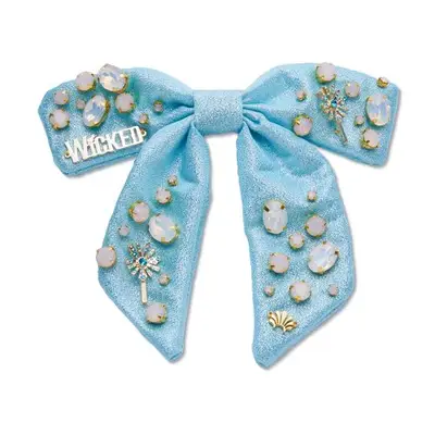 Blue bow hairclip