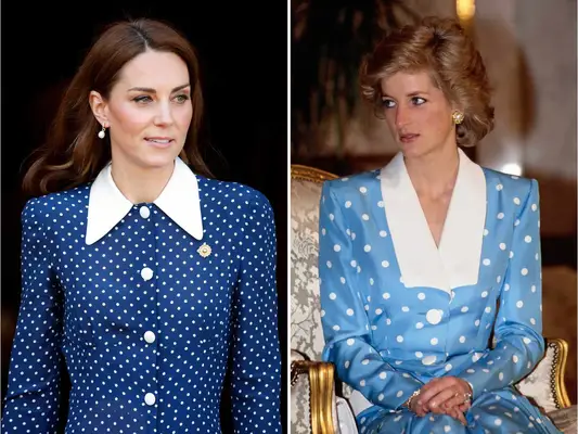 Kate Middleton and Princess Diana