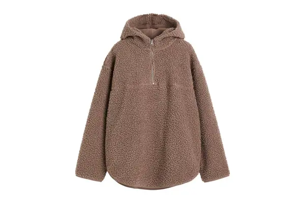 H&M Half-Zip Teddy Hoodie