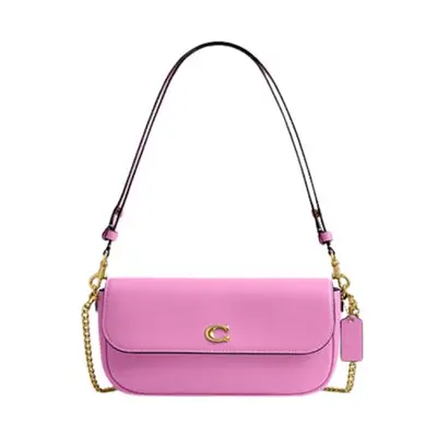 pink Coach flap bag