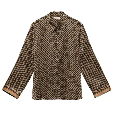 Re Ona Tailored Hourglass Wool Blazer in black on model