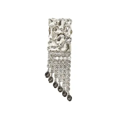 Weekend Max Mara Metal and Rhinestone Brooch
