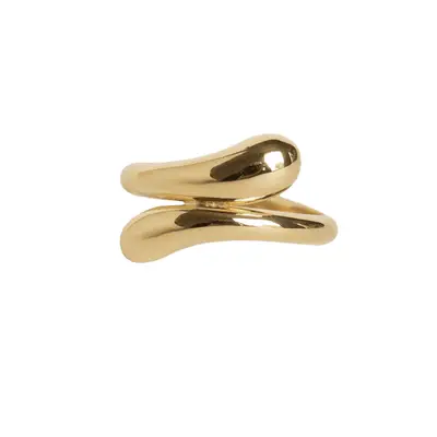 Kinn Willow Wrap Around Ring in gold