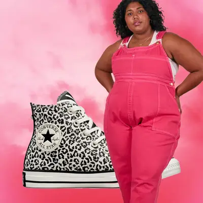 Pink overalls outfit collage