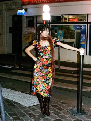 Khy Poplin Bubble Mini Skirt in white