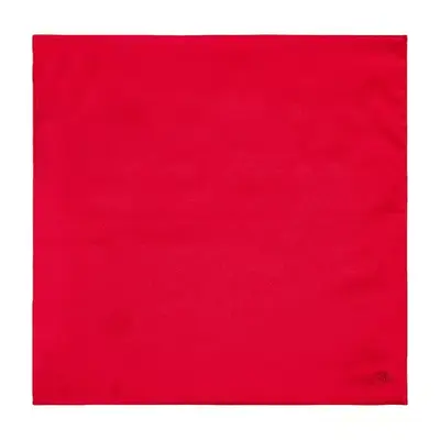 Saint Laurent Embroidered Silk Scarf in red