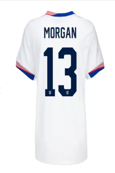 Domácí dres USWNT Alex Morgan