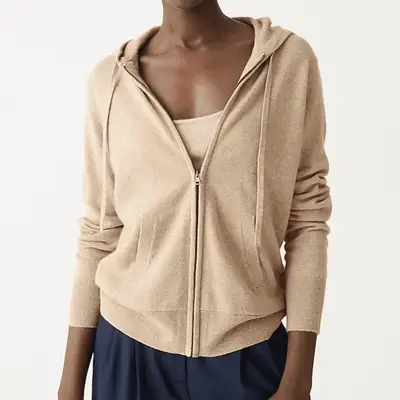 Gobi Relaxed-Fit Cashmere Cardigan on white background