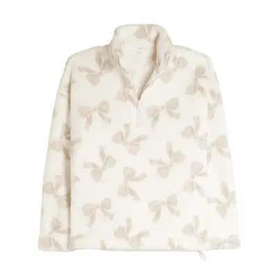 Gilly Hicks Oversized Cozy Quarter-Zip Top