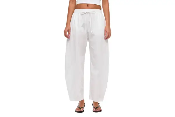 abercrombie fitch Poplin Barrel Pull-On Pant