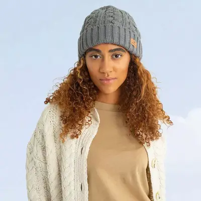 winter hats for curly hair