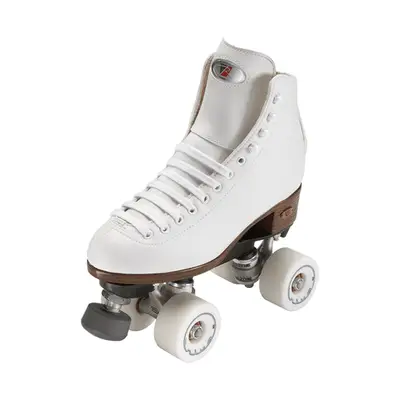 Riedell 111 Angel Quad Roller Skates in white
