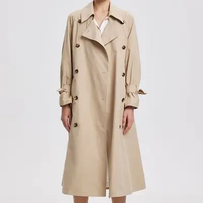 Lattelier Oversized Belted Trench Coat