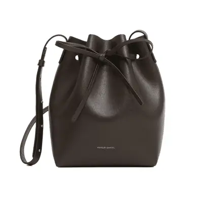 Mansur Gavriel Mini Bucket Bag in mocha brown