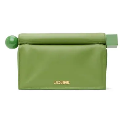green Jacquemus clutch
