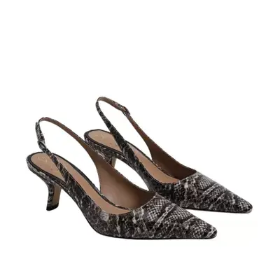 snakeskin kitten heels